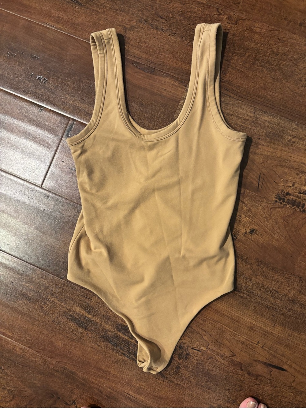 nuuds tan bodysuit small